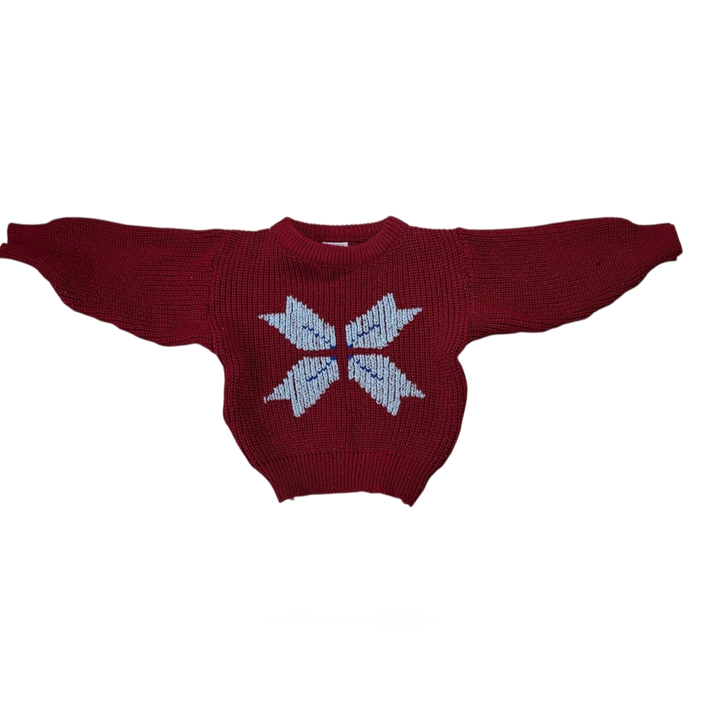Vintage New Kids Acrylic Knit Boys 3T Pullover Sweater